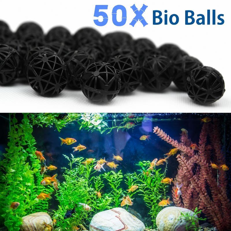Aquarium Fertilizer - 50 szt. 16mm Kulki Filtracyjne do