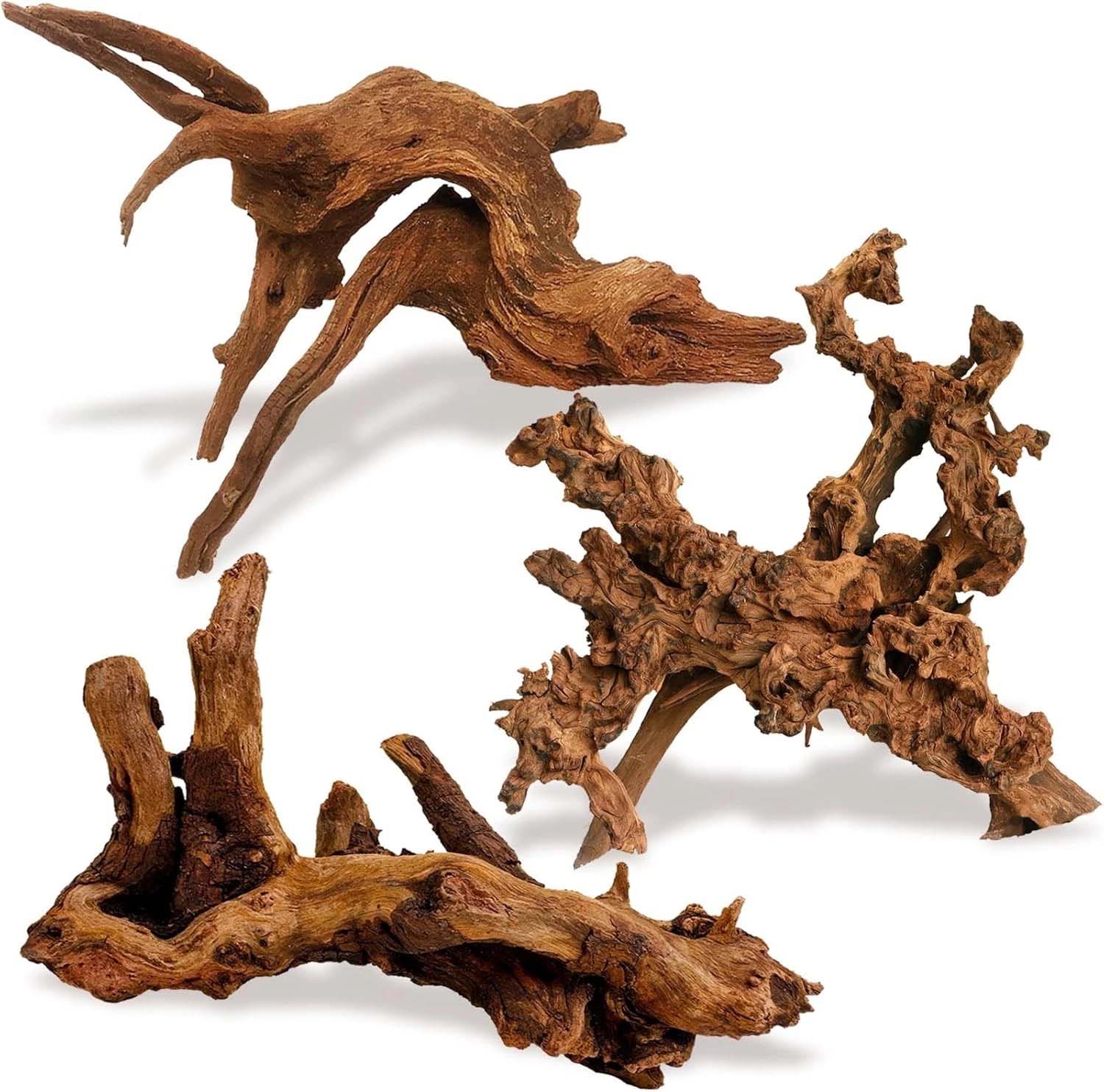 Aquarium Driftwood - 15-20CM 1 szt. Naturalne drewno pływakowe,