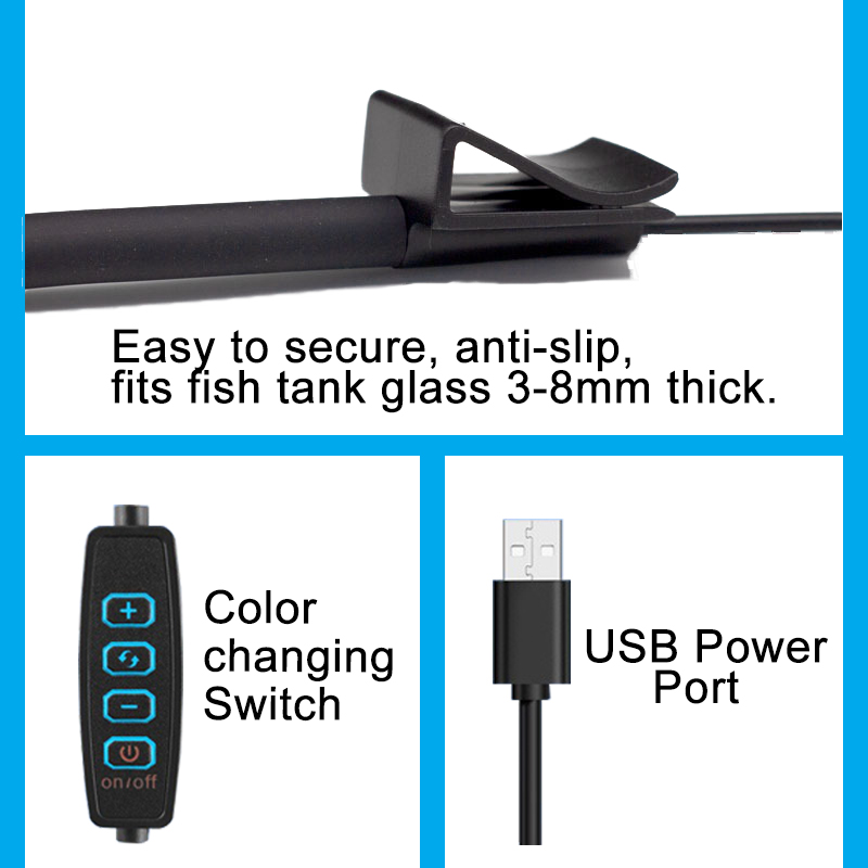 Lampa LED do akwarium USB, ośw – Aquarium Plant Light recenzja i cena