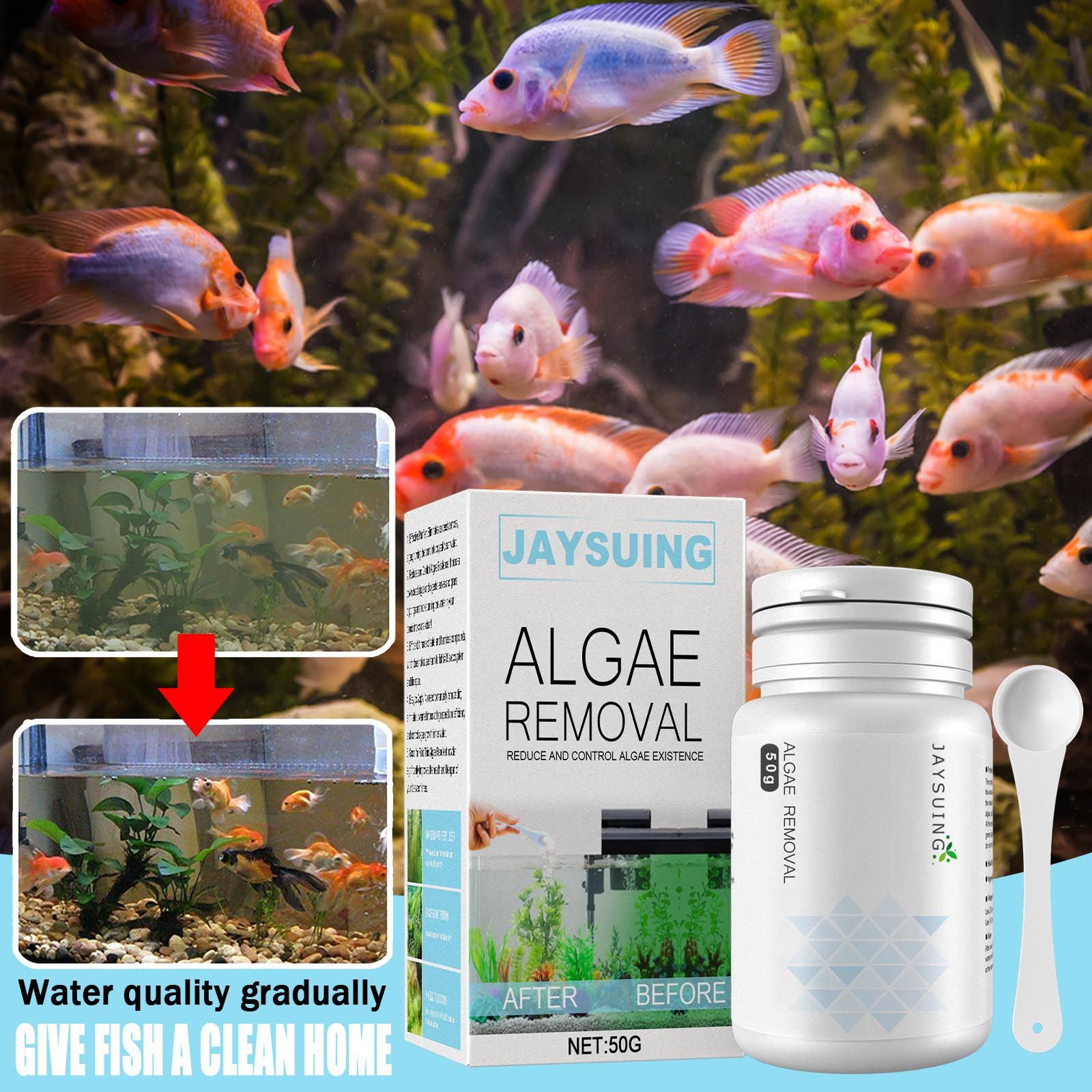 Proszek do usuwania glonów z a – Aquarium Moss recenzja i cena
