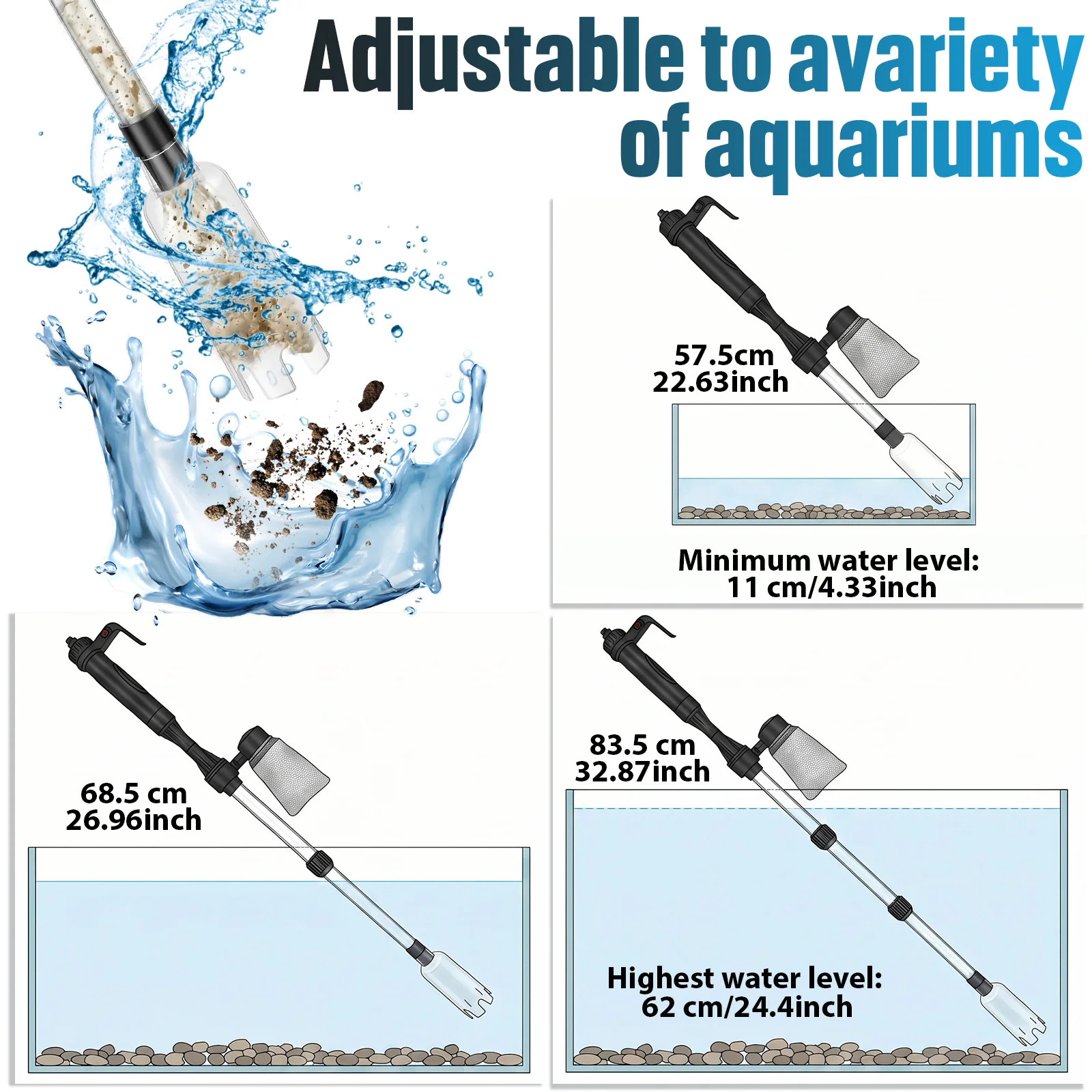 Odkurzacz do żwiru w akwarium  – Planted Aquarium Cleaning recenzja i cena