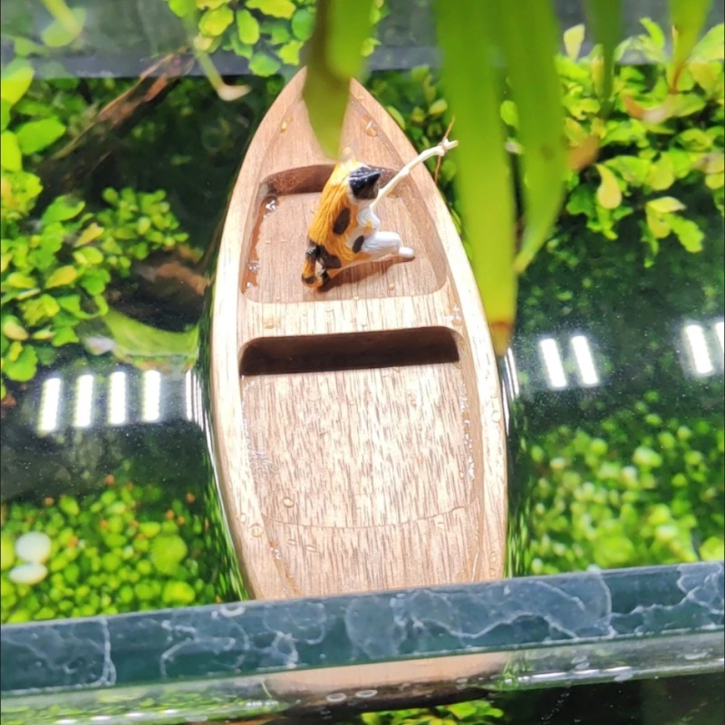 Ręcznie robiona drewniana łódź – Aquarium Driftwood recenzja i cena