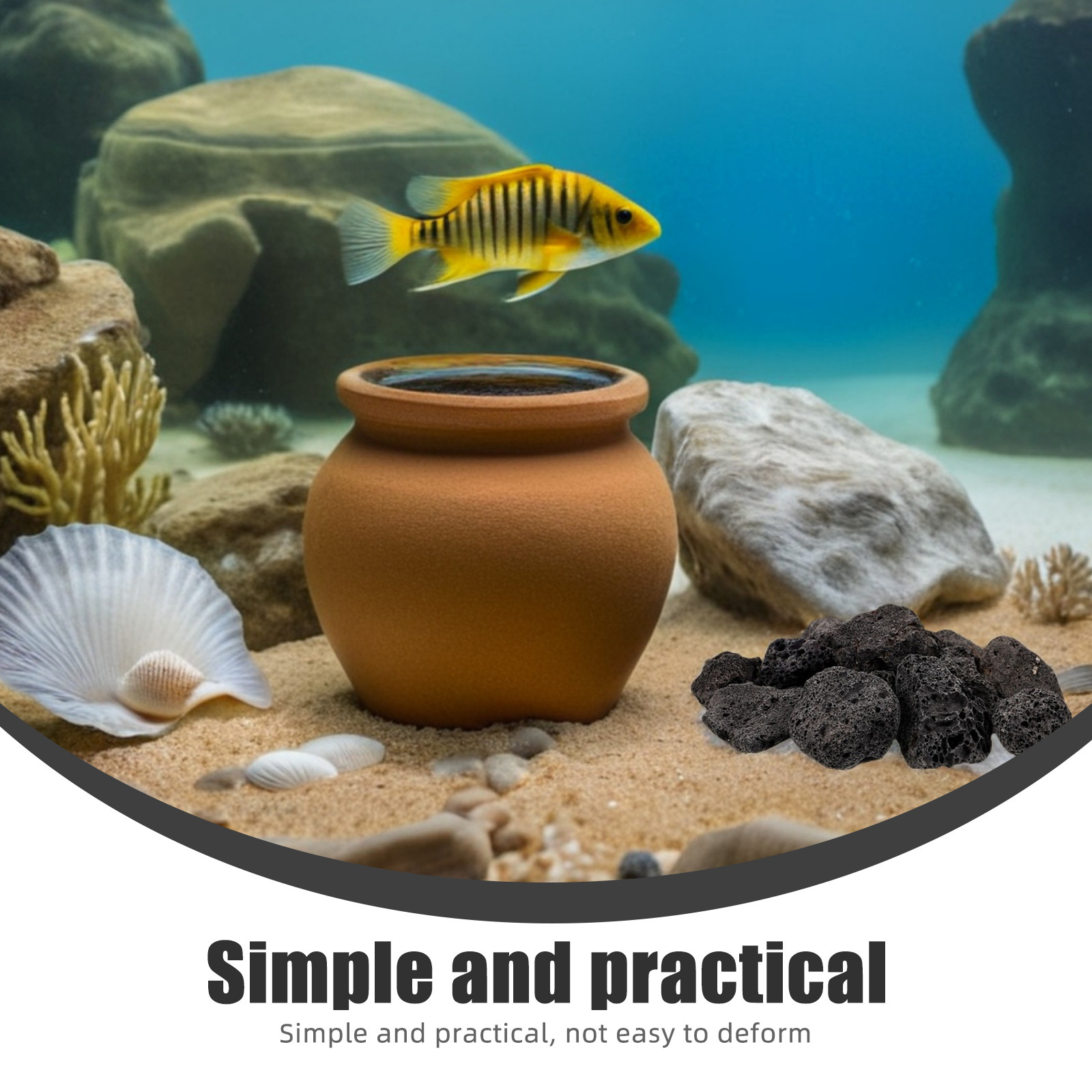1 Opakowanie Naturalnych Kamie – Plant Aquarium Pot recenzja i cena